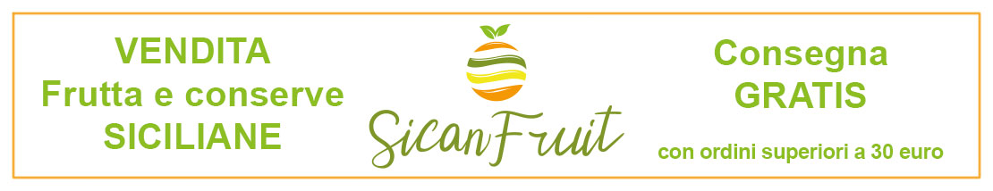 Vendita frutta e conserve siciliane, Spedizione gratuita con ordini superiori a 30 euro